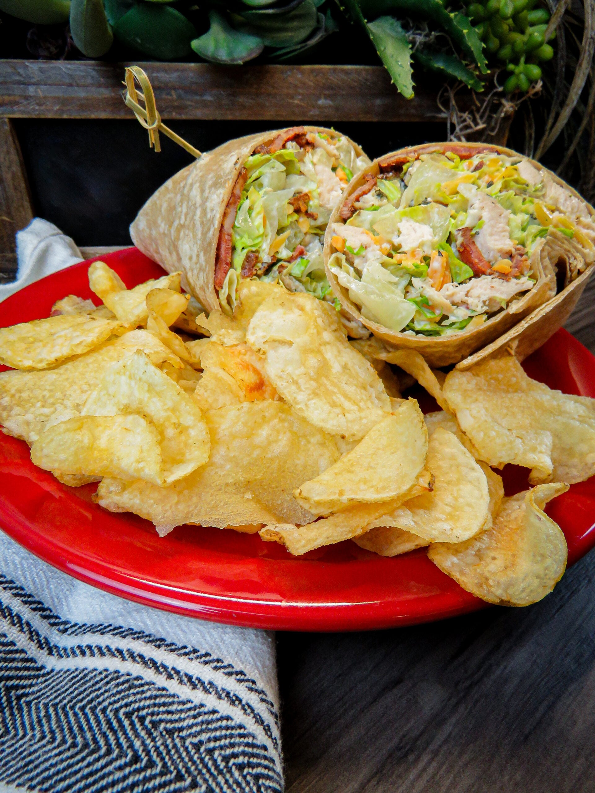 chicken bacon ranch wrap