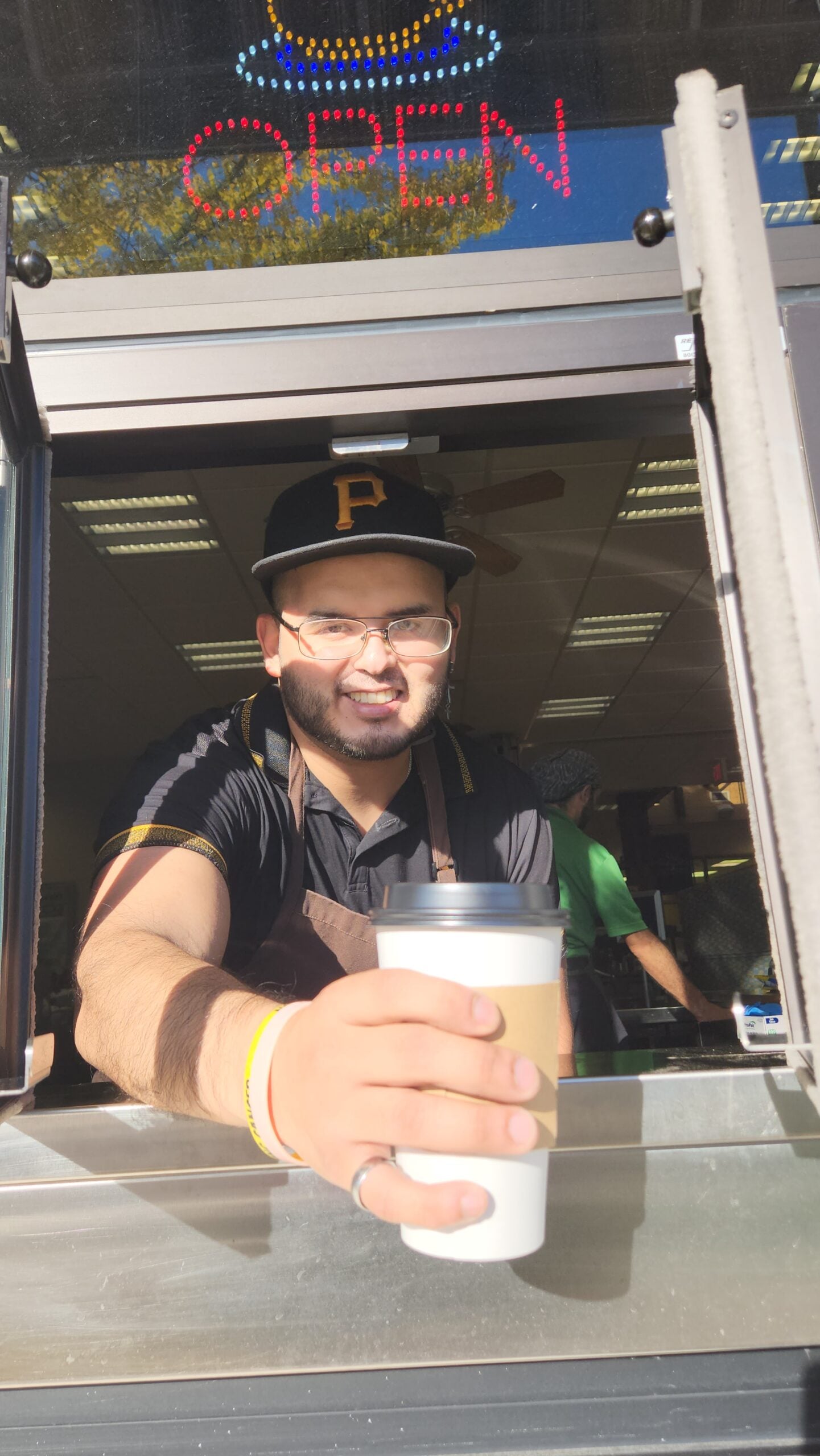 Francisco at the walk up window